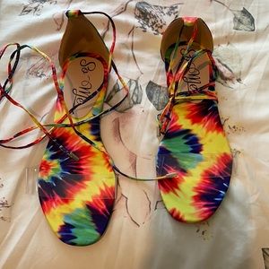 Clear strap strappy sandals